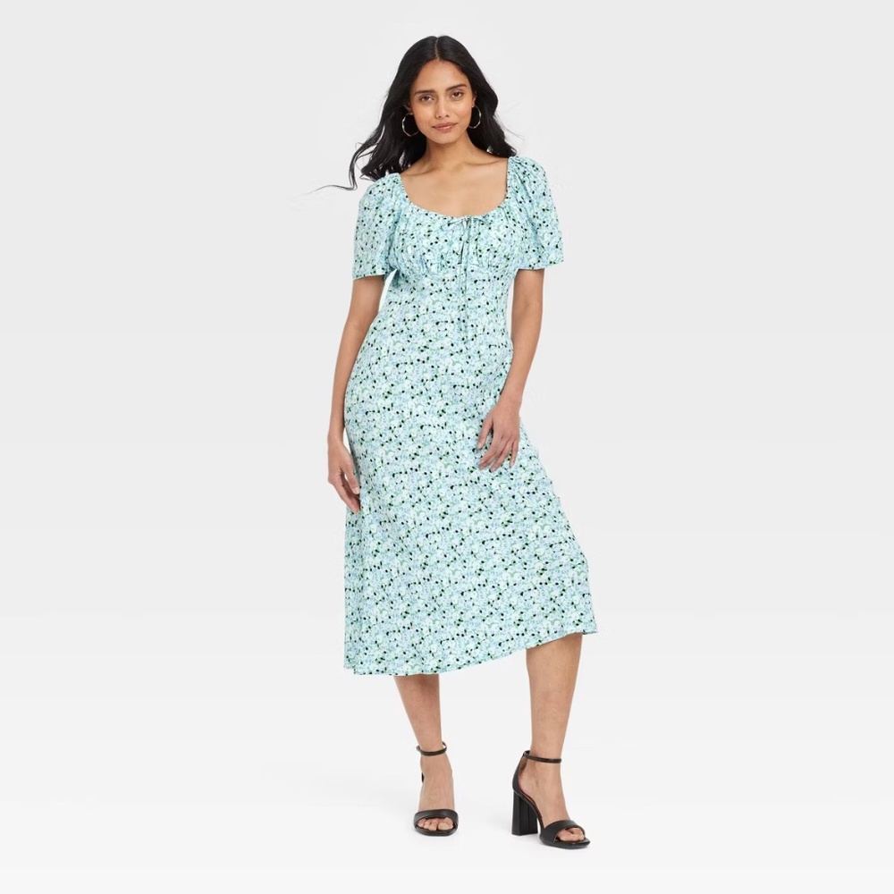 Women's Midi Sundress - A New Day - Small